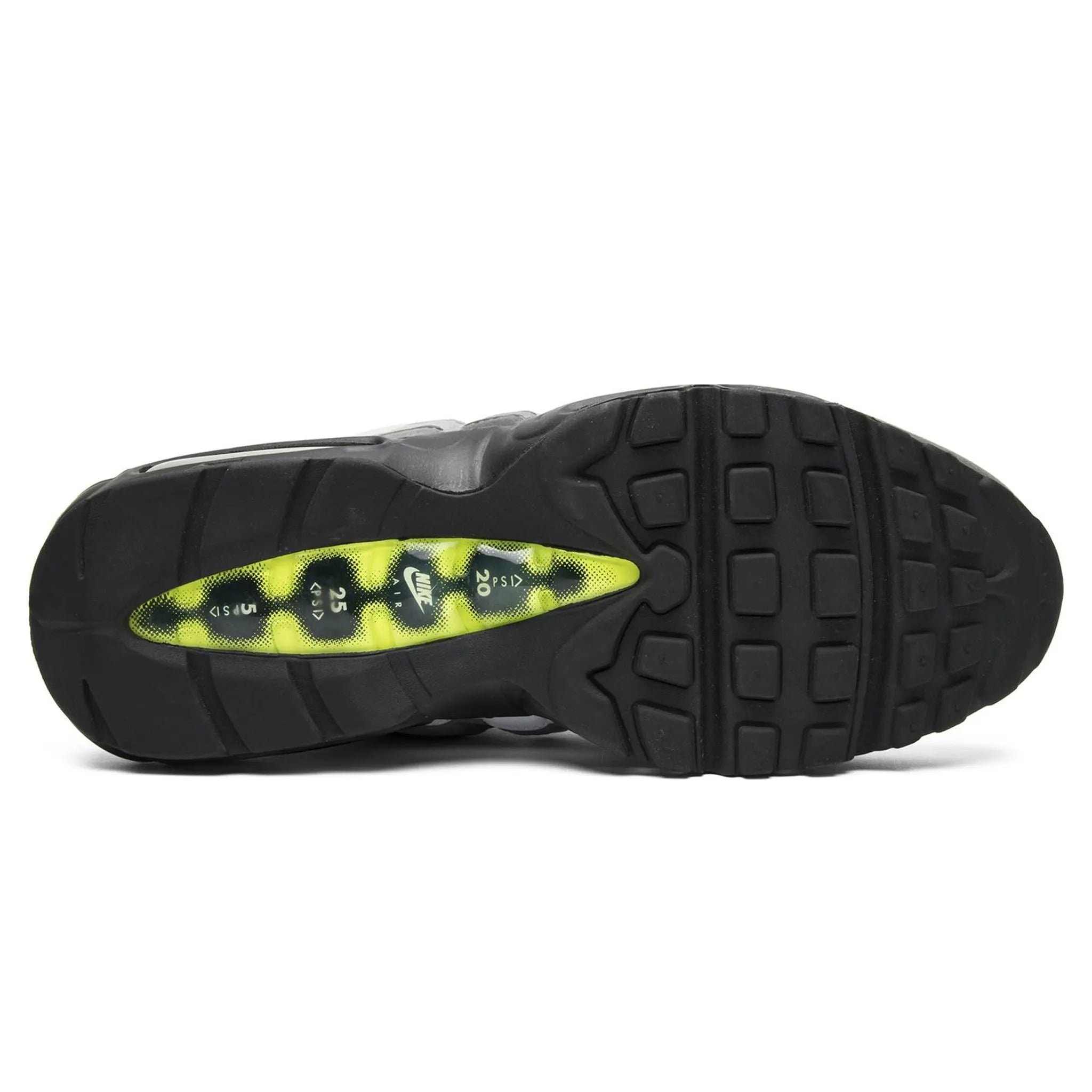 Sole view of Nike Air Max 95 What the Air Max 810374-078